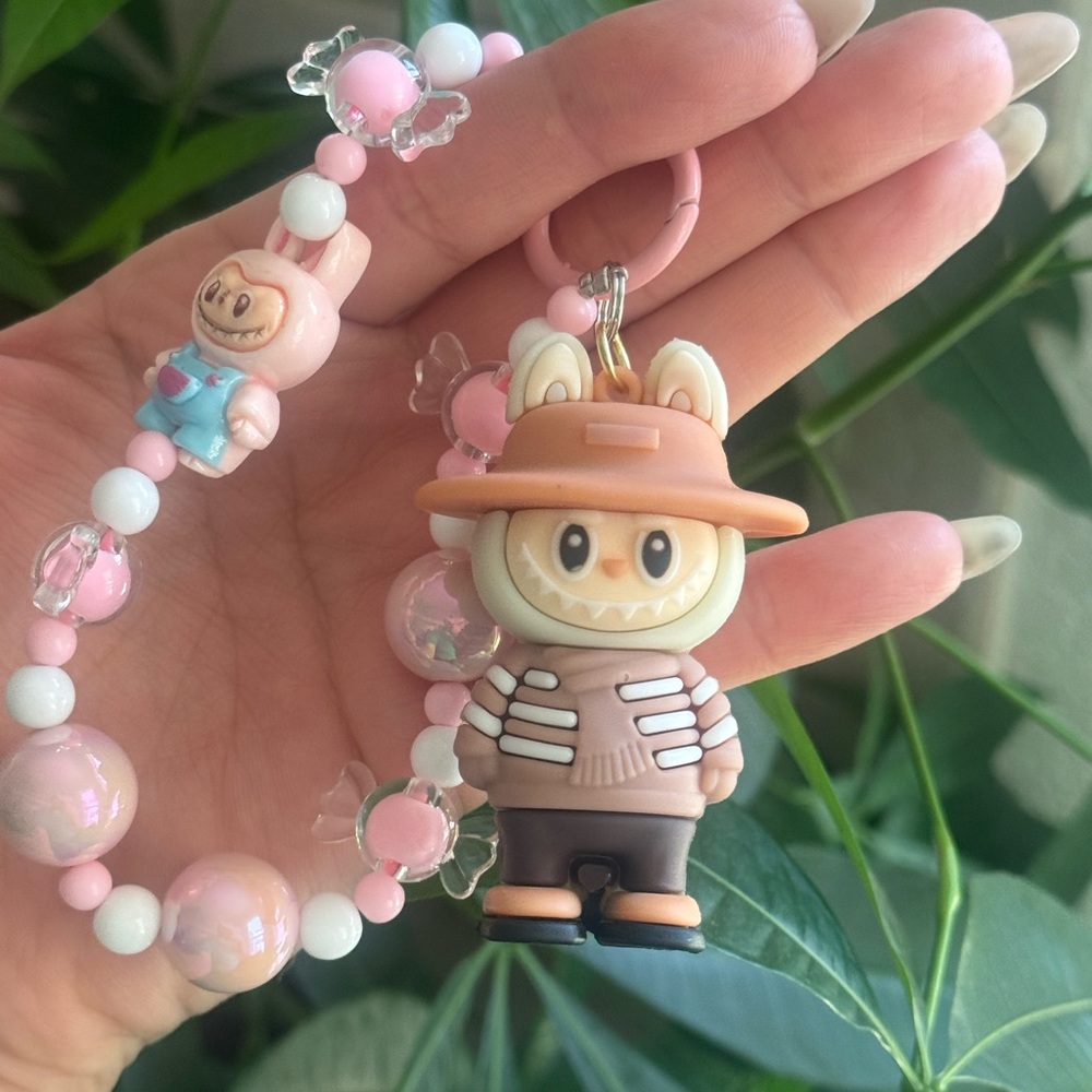 New labubu key chain Monster